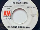 The Flying Burrito Brothers 45 The Train Song RARE PROMO Gram Parsons