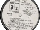 BEACH BOYS Holland 1973 or. US lp + bonus EP + lyrics insert WHITE label PROMO