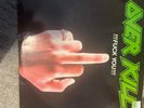 overkill vinyl F you  autographed 