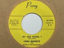 RARE ROCKABILLY - Linda Burnette - My Old Model T / Rattle Bones Rock (Perry)