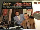 OLIVER NELSON & STEVE ALLEN-SOULFUL BRASS-1ST ISSUE USA 1968 VINYL LP (EX+/M-)
