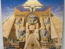 IRON MAIDEN-Powerslave-LP Vinyl 1984 Capital SJ-12321 1ST Press “TEXTURED” EX EX