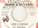 THE SUPREMES I Hear A Symphony  MOTOWN PROMO NORTHERN SOUL USA 45