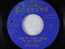 Doo-Wop Soul 45 - Nolan Strong - You're Every Beat Of My Heart - Fortune - VG+