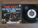 THIN LIZZY - The Boys Are Back In Town / Jailbreak  RARE 1976 GERMAN 7