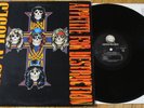 GUNS N' ROSES-Appetite For Destruction ORIG. 1987 GEFFEN Vinyl LP INSERT EX