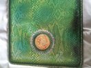 Alice Cooper-Billion Dollar Babies LP, 1973, Alice photo with baby + $ bill