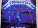 Metallica -Ride the Lightning USA 1984 issue Specialty Press Elektra VG+ Vinyl