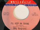 SILKY HARGRAVES RARE DETROIT  N SOUL I'll Keep On Trying WHEELSVILLE LABEL #116