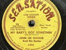Blues-78 RPM-John lee Hooker-My Baby's Got Somethin'/Decoration Day Blues-V