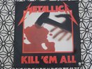 METALLICA Kill Em All LP 1983 INSERT RGE YOUNG LABEL THRASH METAL