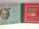 BING CROSBY MERRY CHRISTMAS DECCA RECORDS No. A-550 &Perry Como Christmas Music