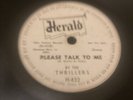 PROMO DOOWOP Herald 78 RPM The Thrillers - Please Talk To Me 432 V+