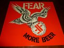 FEAR 33 RPM LP MORE BEER PUNK ROCK ORIGINAL PRESS ENIGMA/RESTLESS 1985