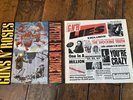 Guns N Roses , LIES. 1986 &1988/ Appetite For Destruction 1987 , Both V Good Con