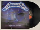 Metallica - 'RIDE THE LIGHTNING' (1984) LP, Elektra/Specialty reissue, Weinberg
