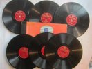 Eight WOODY HERMAN 78's -- AM I BLUE, Woodchopper's Ball, FOUR BROTHERS, Mabel