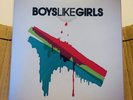 BOYS LIKE GIRLS SELF TITLED LIMITED EDITION VINYL LP RED WHITE CLEAR SPINNER 500