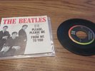The Beatles Please Please Me Vintage 45 Vee Jay Label VJ-581 with Picture Sleeve