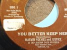 NORTHERN SOUL = MARVIN HOLMES = YOU BETTER KEEP HER = ORIGINAL = 70S CLASSIC
