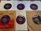 Set of 6 Gene Vincent 45s - Rockabilly King - Be Bop A Lula