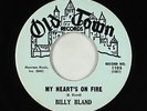 Northern Soul 45 - Billy Bland - My Heart's On Fire - Old Town - VG+