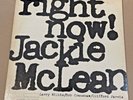 Jackie McLean Right Now EX  1st Mono NY Blue Note lp 4215 VAN GELDER