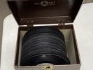 Record Case Filled With 70 Mostly Pop 45's from 50's, 60's, 70's
