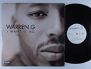 WARREN G I Want It All RESTLESS/G-FUNK 2XLP n