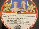 Rex 9025 record 78RPM Band HM Welsh Guards coronation bells land of hope glory