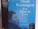 Dinah Washington ‎– For Those In Love : VMP - C063 SEALED VINYL LP 180g REISSUE