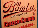 Cheech and Chong - Big Bambu - 1972 LP With ROLLING PAPER Record Album Vinyl
