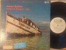 Jimmy Buffett Living & Dying in 3/4 Time Vinyl Record LP White Label PROMO GD fr