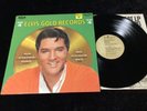 ELVIS PRESLEY LP LSP-3921 GOLD RECORDS 4 SHRINK RARE TAN LBL RIGID VINYL NM/NM