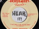 Superb Twangy Honky Tonk Bennie Hess 45 DANIEL ANDERSON I've Only POPULARITY mp3