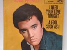 Elvis Presley I NEED YOUR LOVE TONIGHT (RARE 45/PS) #7506 PLAYS VG++ NO NOISE