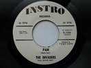 INVADERS 45 'PAM' 'INVASION' USA INSTRO KILLER 1962 ROCKABILLY 1970S RE M-