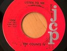 THE COUNTS IV Listen to Me / Lost Love  NC JCP Garage 45 1964 RARE  VG++