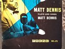 MATT DENNIS PLAYS AND SINGS MATT DENNIS TREND TE-513 45rpm HIFI VG+