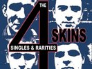THE 4 SKINS - SINGLES & RARITIES (2*LP) Skinhead Oi  Combat 84 Cock Sparrer