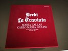 2 LP box Verdi La traviata Giulini Callas Bastianini live La Scala 1955 Japan