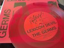 GERMS LEXICON DEVIL RED VINYL PUNK ROCK 45 REISSUE VINYL