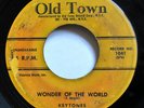 KEYTONES 45 Wonder of the World / A Fool in Love OLD TOWN doowop  Bd 11