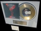 Michael Jackson Janet SCREAM Disque d'Or Framed GOLD Record OFFICIAL 1998