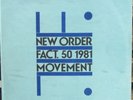 NEW ORDER MOVEMENT LP Factory FACT 50 1985 Repress A5/B5 VG++