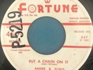 Andre Williams & Gino Parks Put A Chain On It 45 Rare Soul Fortune Records