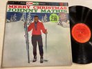 Johnny Mathis Merry Christmas LP Columbia 70’s Press Stereo Holiday + Shrink VG+