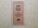 ADOLF BUSCH RUDOLF SERKIN A.BRAIN BRAHMS SONATE N°2/TRIO OP 40 COLH41 ED1 VG+/EX