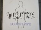 VISITOR Four By Five '82 Blue Elf RARE upstate NY hard rock EP 500 press Record
