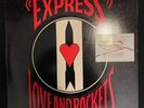 LOVE & ROCKETS Express LP   BIG TIME RECORDS 1986 With Marketing Sticker   NM